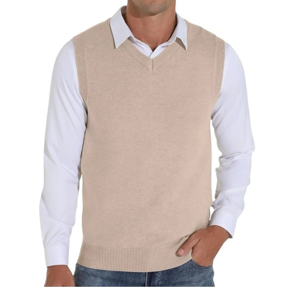 NWT Men’s 100% Cashmere Vest - Picture 2 of 4